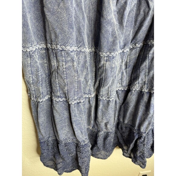 Gunit Women’s Embroidered Midi Skirt Sz L - Picture 9 of 10